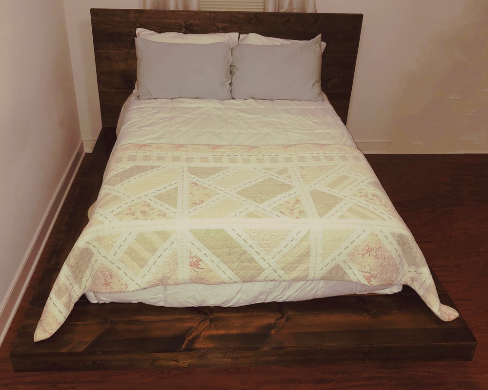 Floating Platform Bed How-to Book; Pattern Plan to DIY and Easily Build Any Size