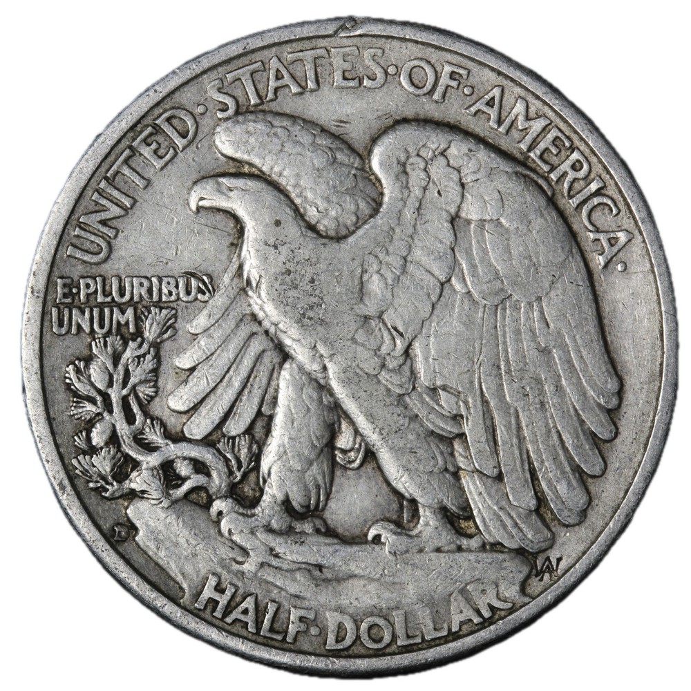 1934-D Walking Liberty Half Dollar In XF Condition
