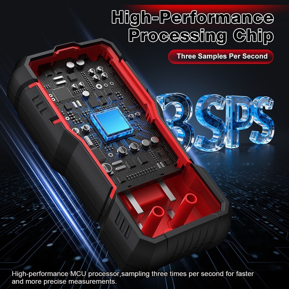 HT161A Auto Range Multimeter 4000 Counts Backlit LCD NCV and Diode Test