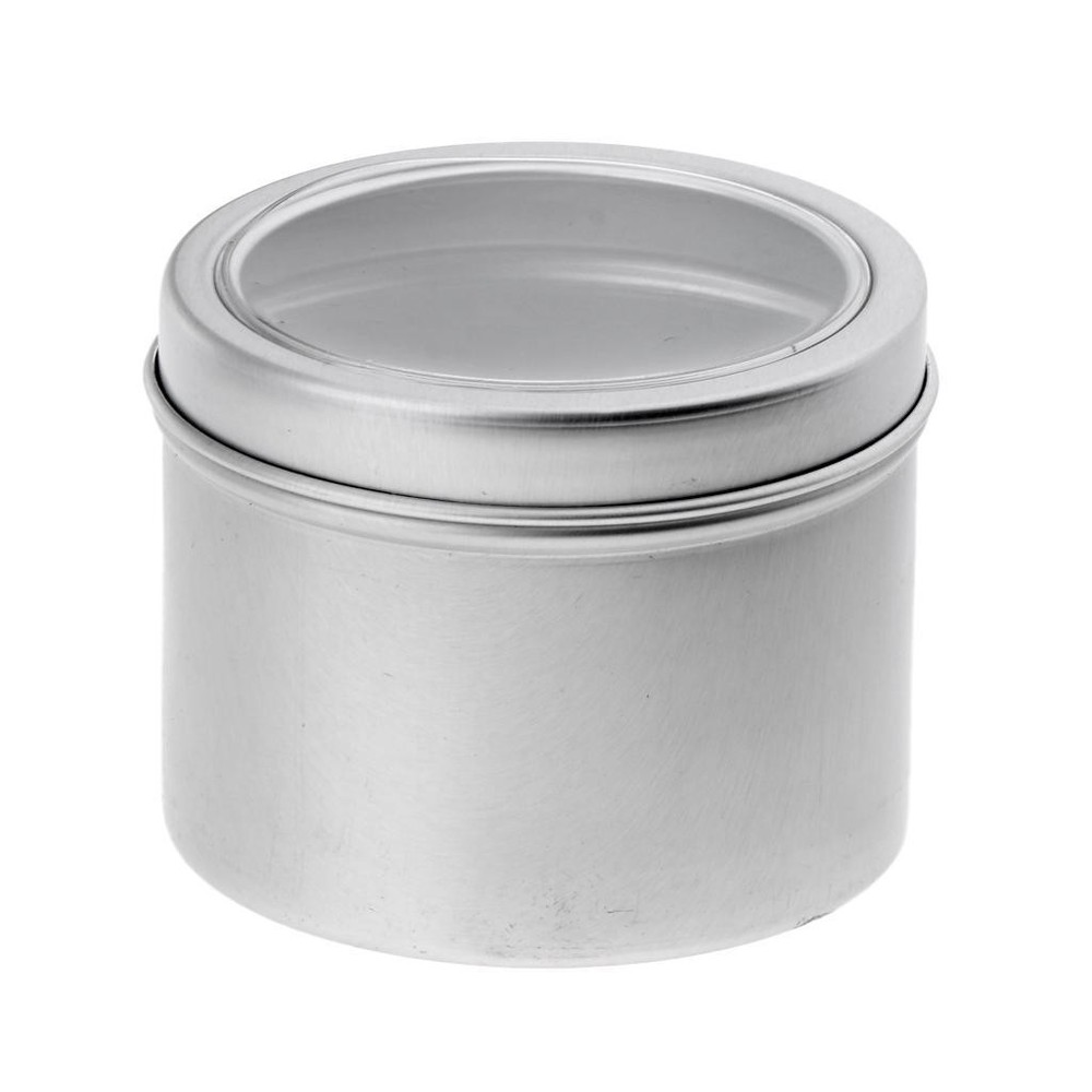 5pcs 100ml Make - Up Aluminium Pot Jar Tin Lip