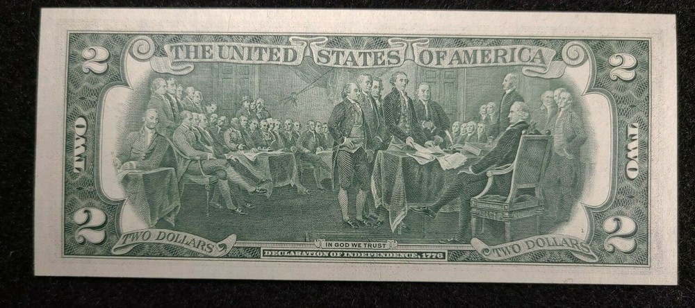 1976 $2 FRN Error, low serial #, star note L 00076138*