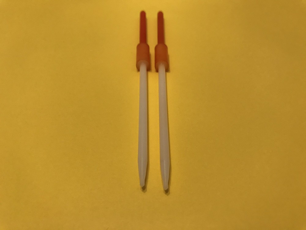 TWO ( 2 ) DEVILBISS MSA-402-E NYLON FLUID NEEDLES