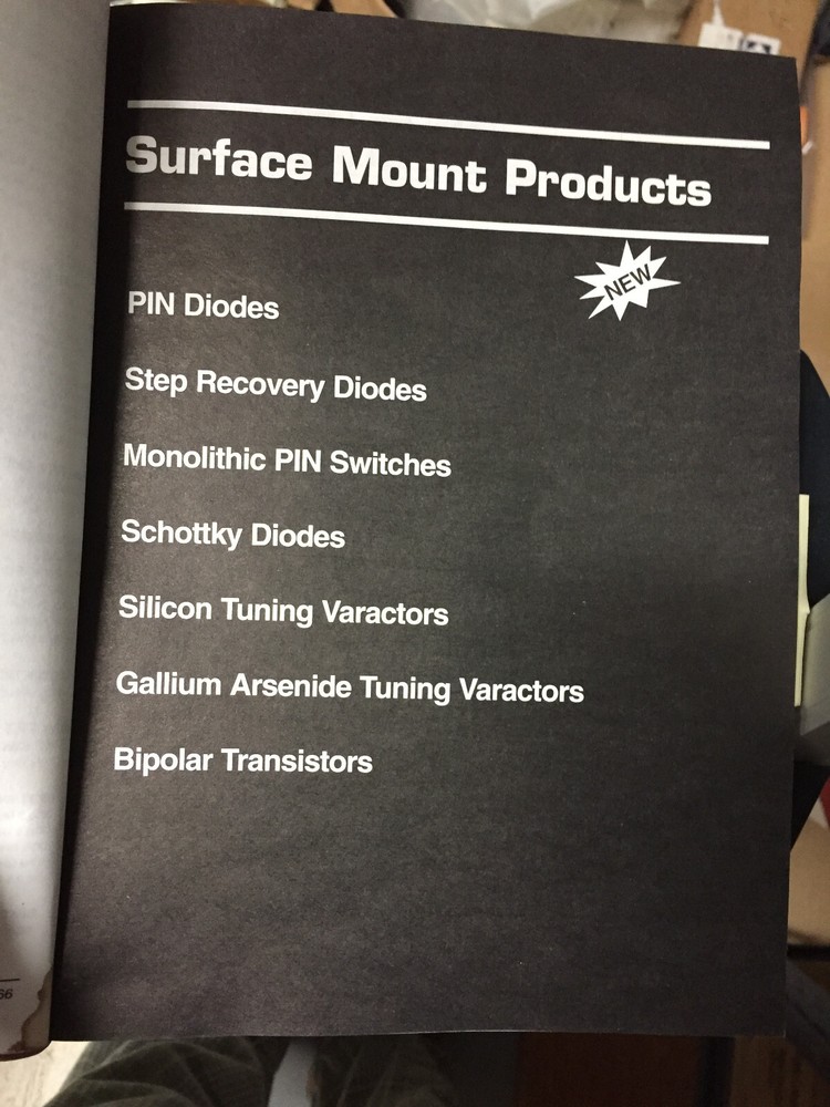 Data Book = MA/Com RF Components Electronics Semiconductor 1994 =