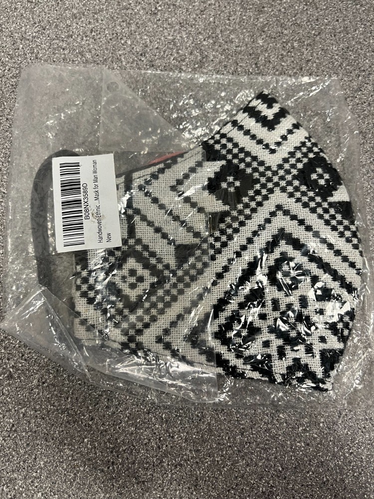 Face Mask Geometric Pattern Fabric Ethnic Mask Unisex