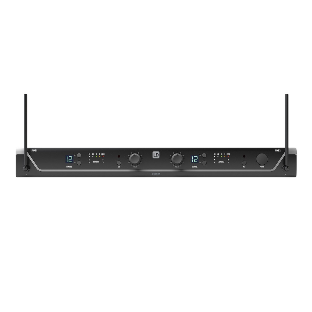 LD Systems U305.1 BPH 2 Dual Wireless Headset Mic System with Case