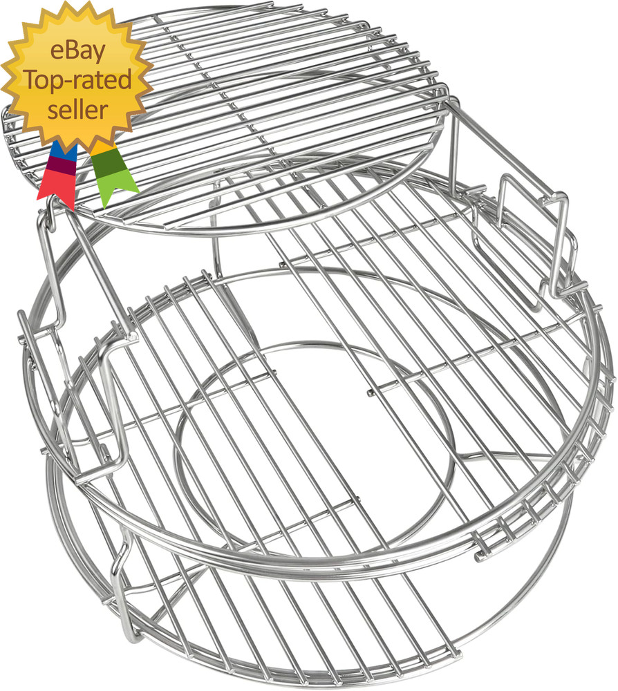 5 Piece Expander Rack for Big Green Egg Medium Replacement Kit Grill Racks