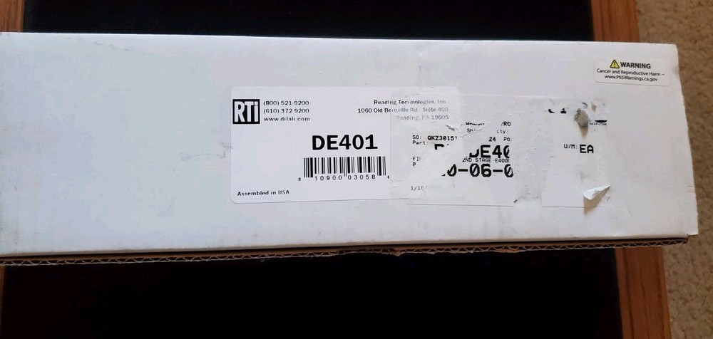Replacement Desiccant Element DE401 READING TECHNOLOGIES, INC. DE401 0