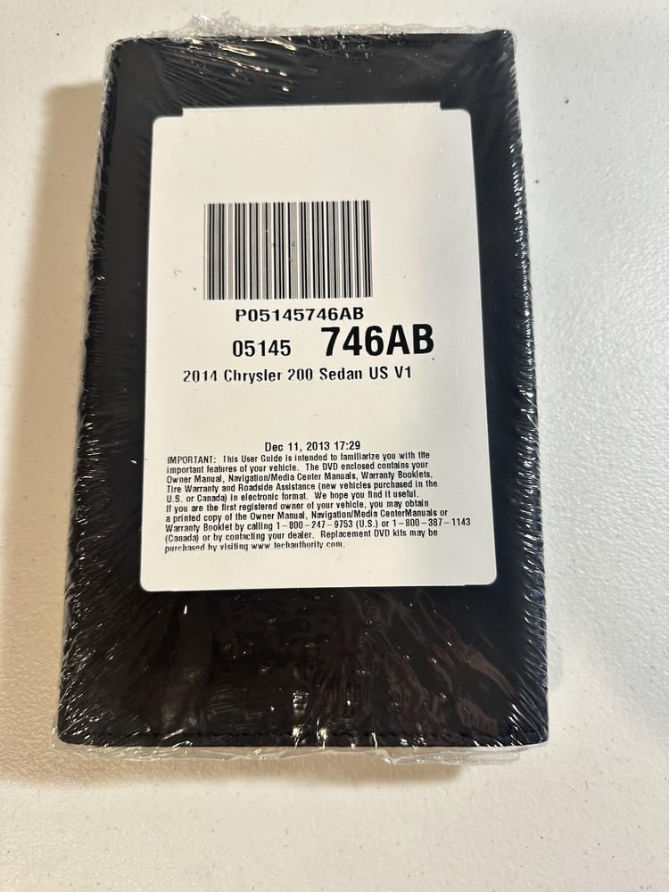 2014 Chrysler 200 Owners Manual Set