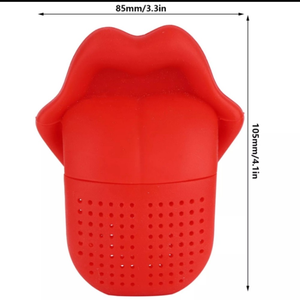 Big Tongue Silicone Tea Infuser Steeper Funny Gift