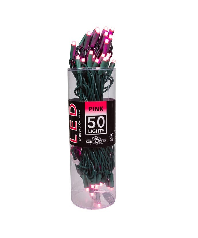 50LT LED PINK GRN WIRE 20