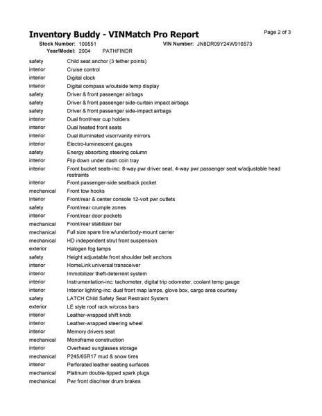 Radiator Core Support Fits 96-04 PATHFINDER 10282372
