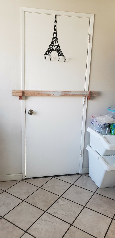 Security Brackets for front or back door Fits (2x3) or 2x4 Board