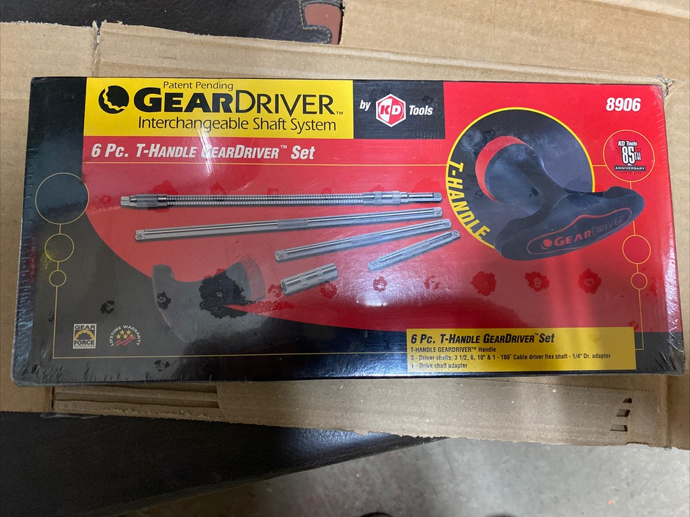 GearDriver, 6pc., T-Handle Set, Part #8906