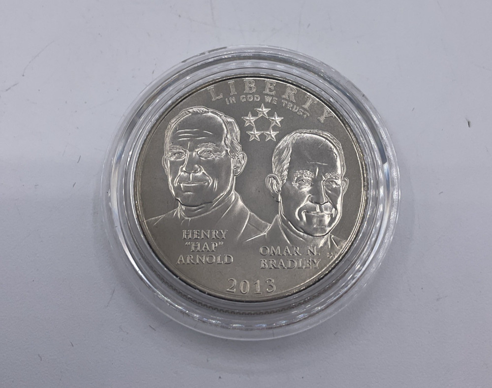 2013-D 5-Star Generals Commemorative Coin Program Uncirculated Clad Half Dollar