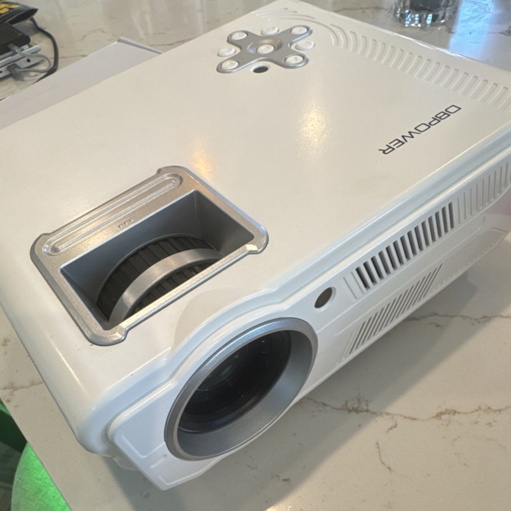DBPOWER RD-819 LED Desktop Projector White