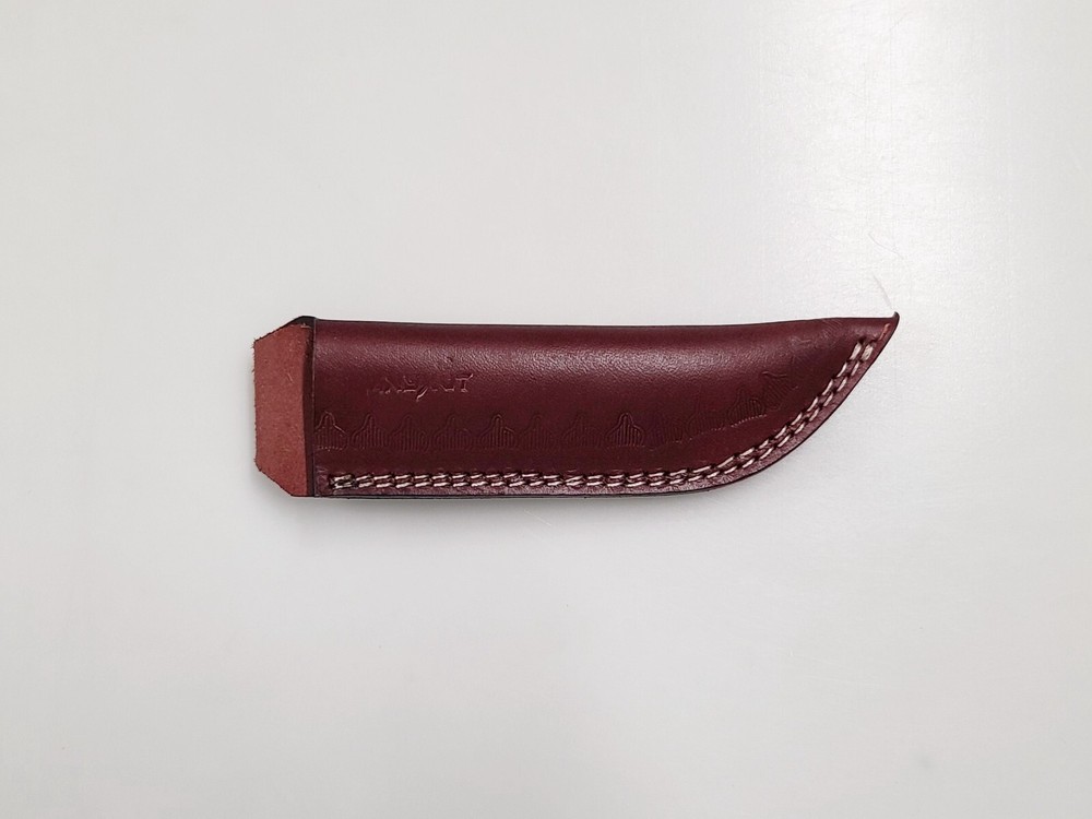 Hand Crafted 8” Fixed Blade Leather Sheath Vertical Case Holster Belt Loop