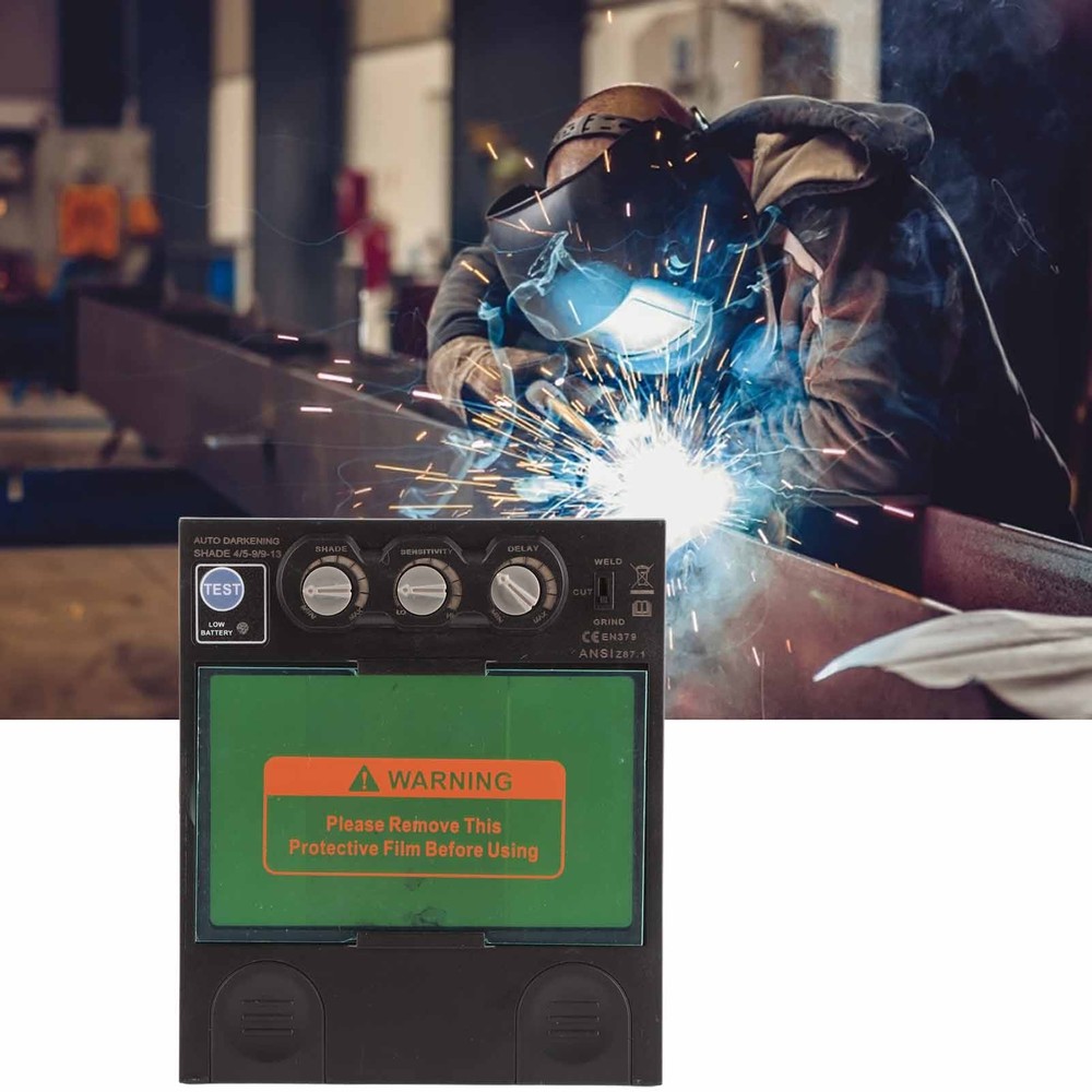 Welding Lens Solar Automatic LCD Dimming Shade Horizontal Power Electronic Tool