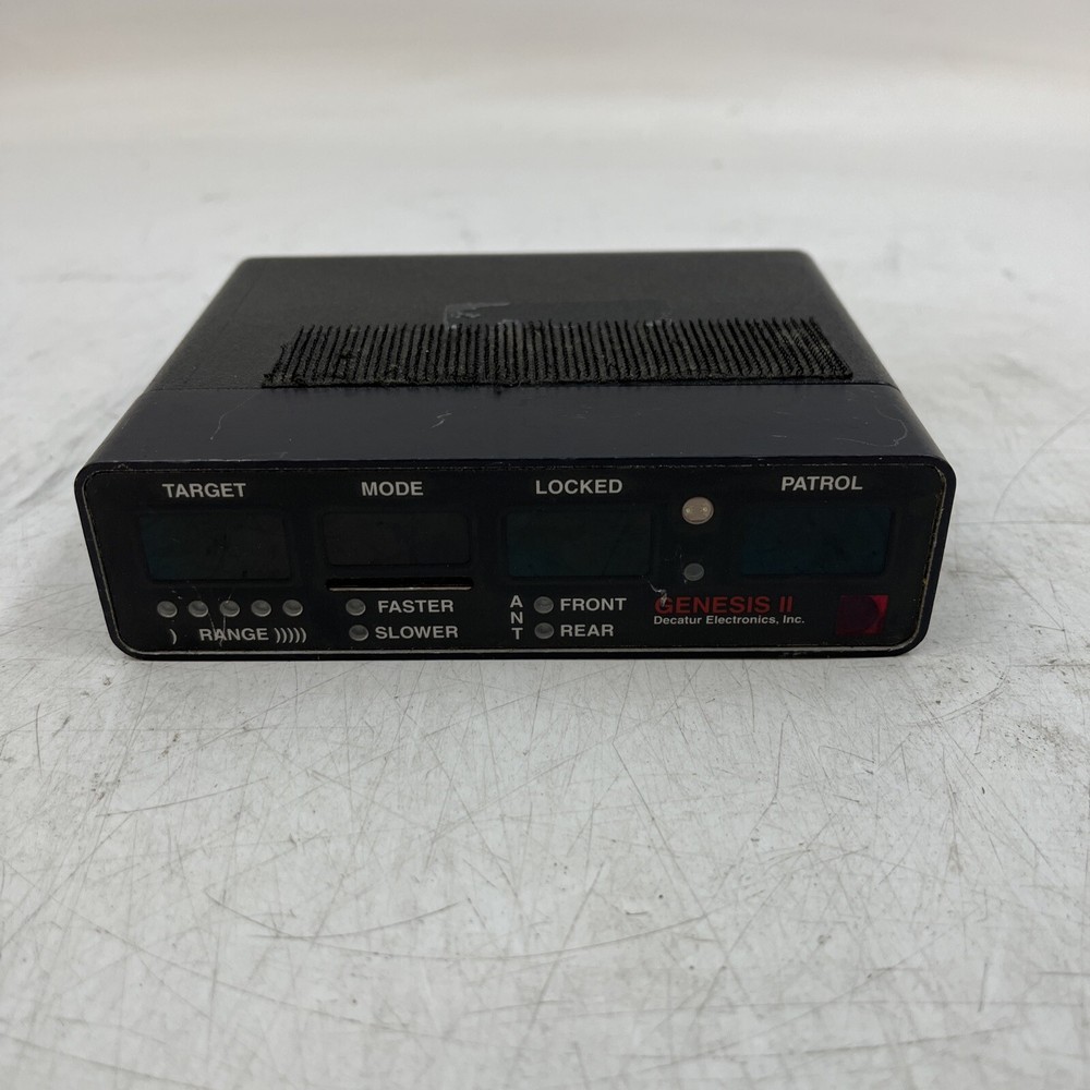 Decatur Genesis II SELECT Ka Band- MPH Radar Untested