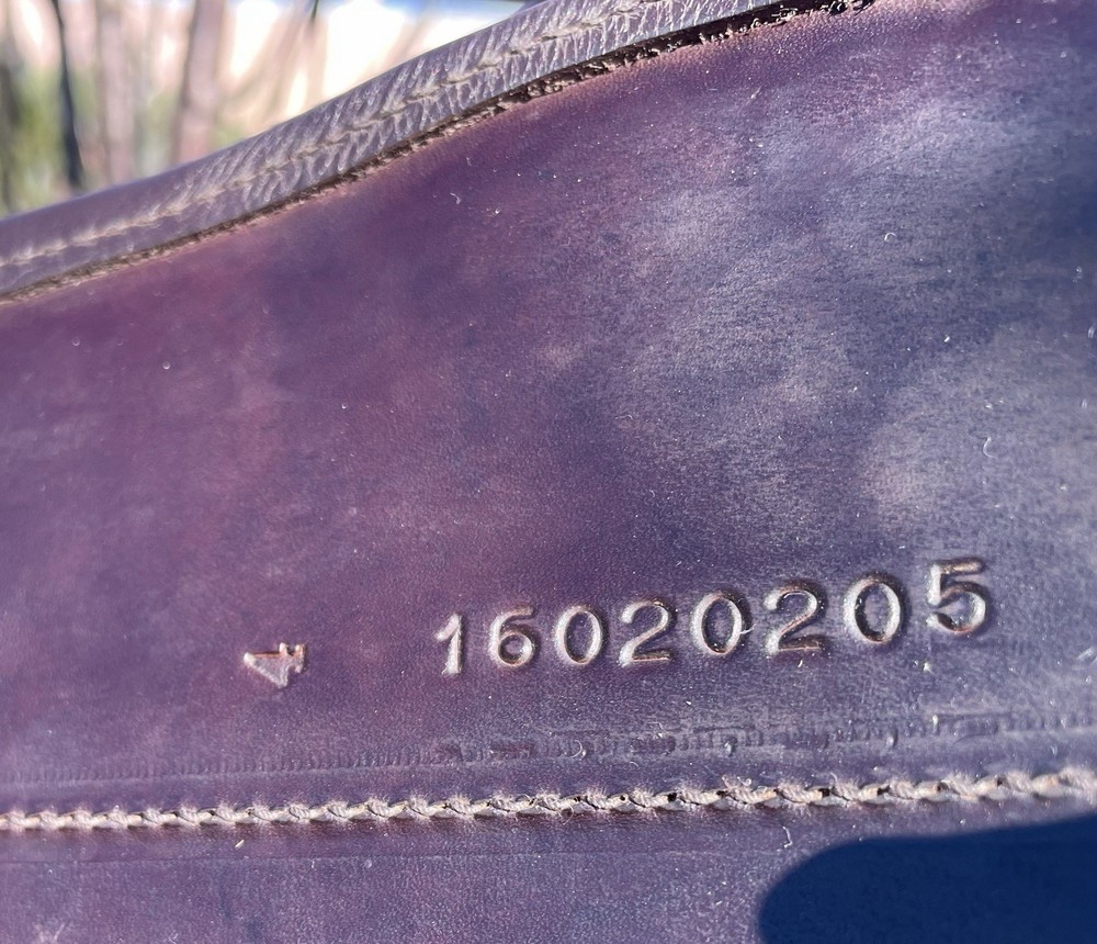17.5” County Solution Monoflap Saddle MN Chocolate Buffalo Leather