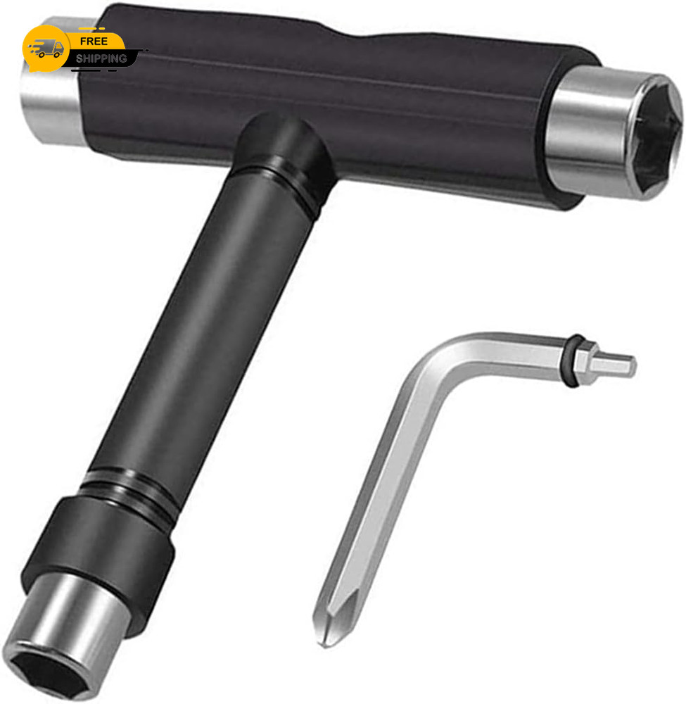 Skate Tool All-In-One, Skateboard Tool Roller Skate Tool T Tool for Skateboard,