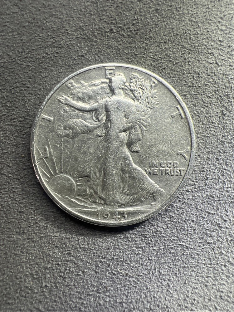 1943  Walking Liberty Half Dollar XF 90% Silver!