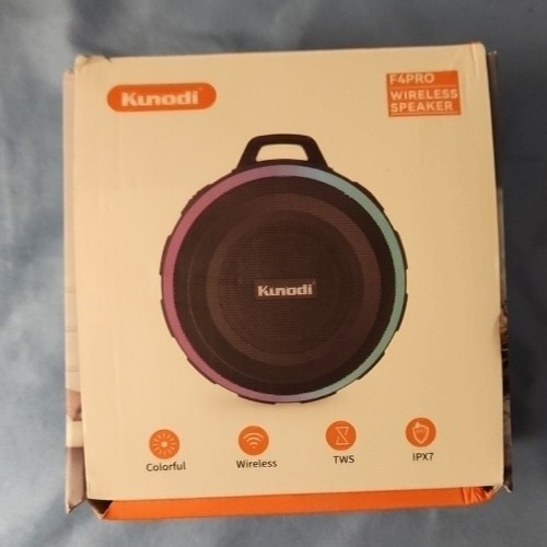 New, KUNODI Waterproof Bluetooth Speaker w/Suction Cup