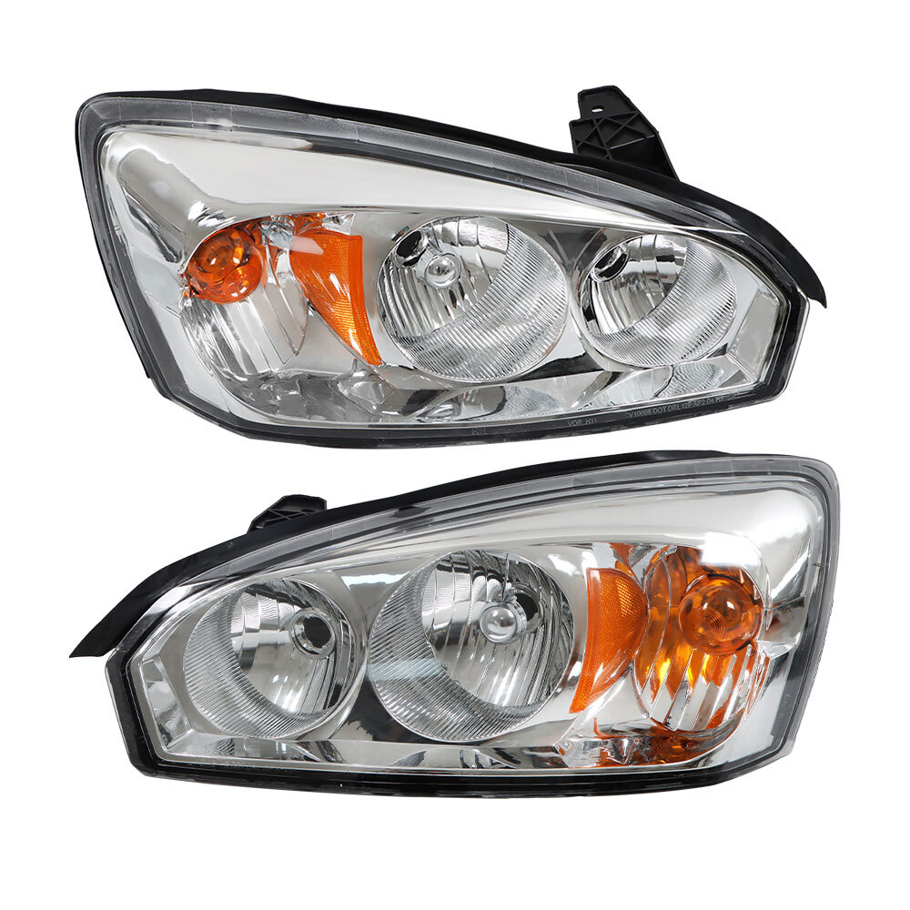 For 2004-2008 Chevy Malibu Replacement Headlights Headlamps Pair Left+Right