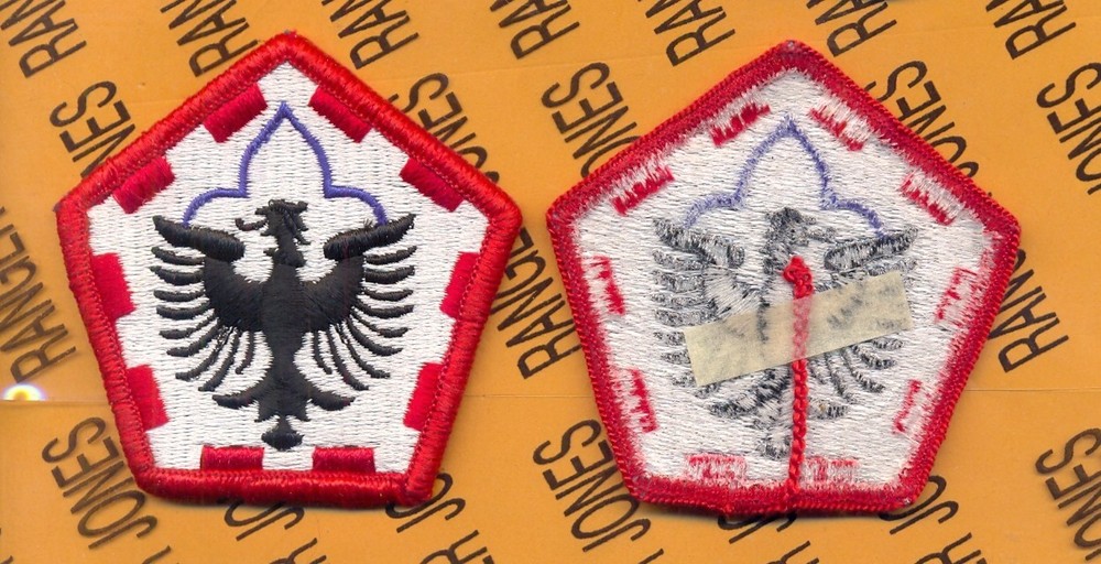 US Army 555th Engineer Brigade uniform patch m/e B