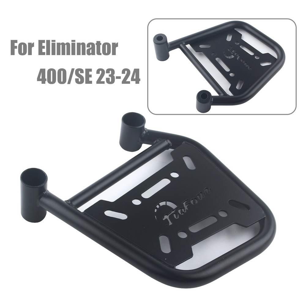 For Eliminator 400 450 500 Left Side Bag Bracket Side Trunk Bag Support Black