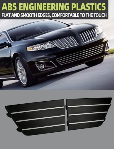 Front Lower Bumper Grill Grille Insert Cover Bumper Grille Cover(Pair)