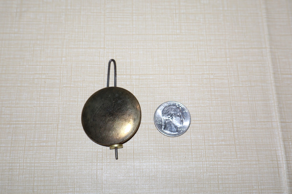 Antique Clock Pendulum Bob- 1.4 oz.