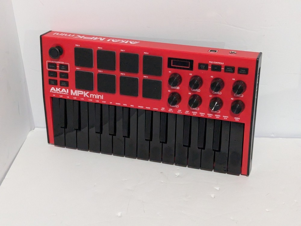 MPK mini MKII Controller Limited-Edition Red