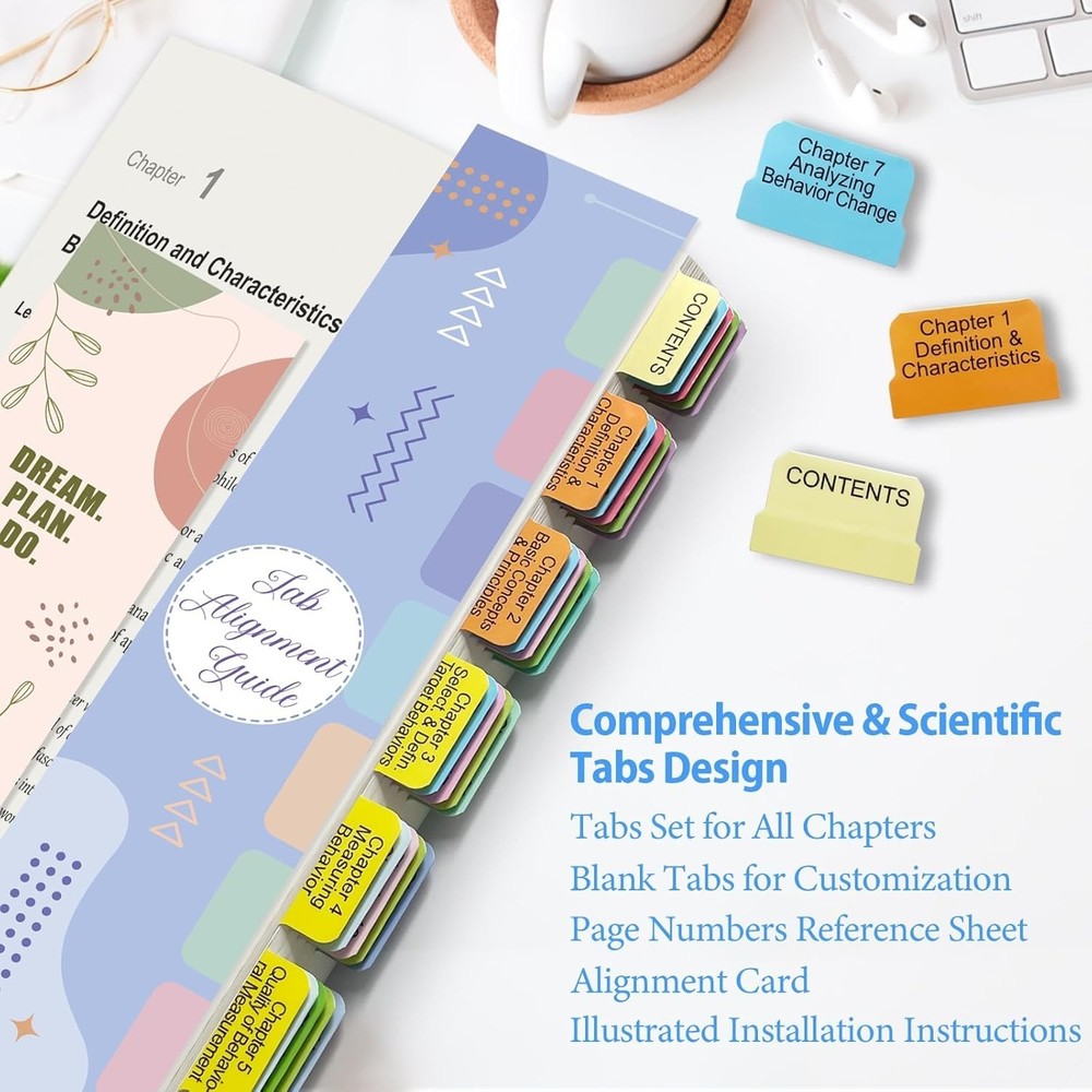 Index Tabs Applied Behavior Analysis Cooper 3Rd Edition Complete Book Tabs Set