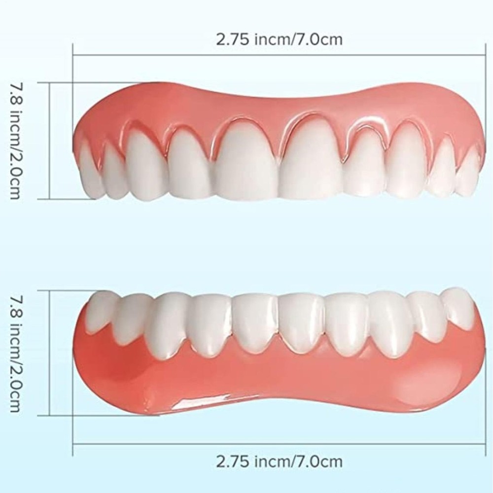 Silicone Denture Liner Kit Veneers Snap In Teeth Tooth Repair Kit Consistent