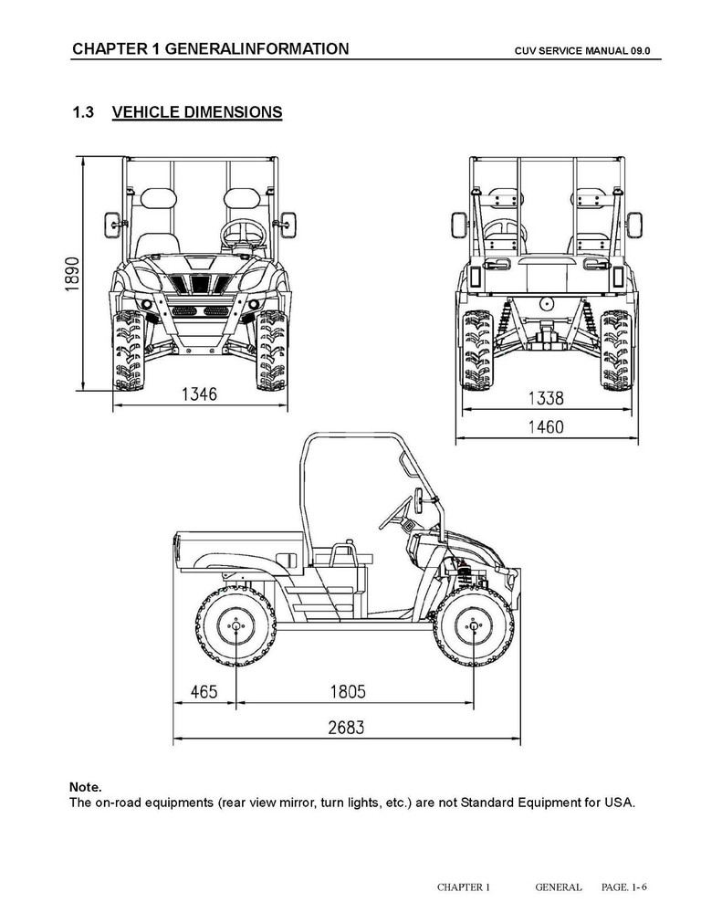 400 Side By Side Technical Workshop Service Manual Linhai LH400CUV-2