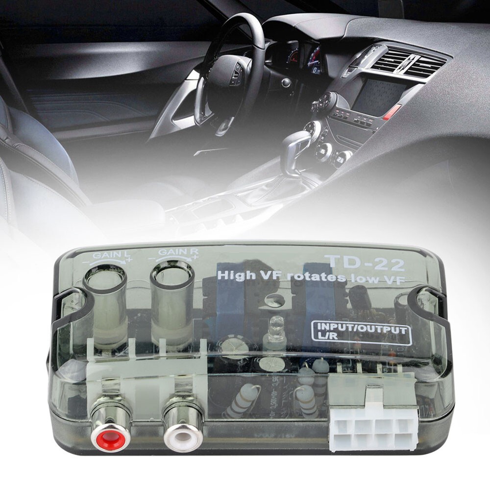 TD-22 TSK Active High To Low Frequency Speaker Car Converter Control Wire