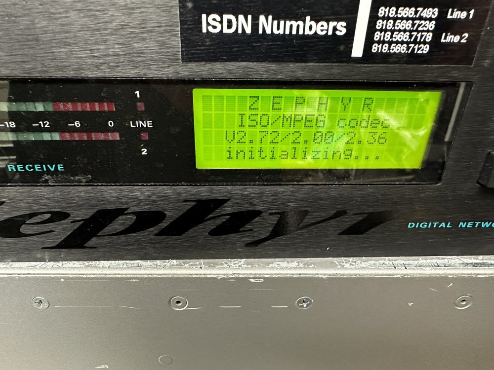 Telos Zephyr Digital Network Audio Transceiver Tested and Working