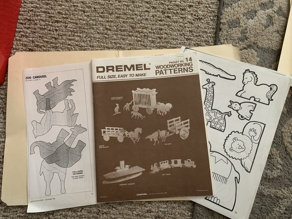 Lot Of Wood Working Patterns