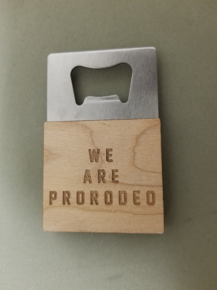 New Pro Rodeo Bottle Opener.