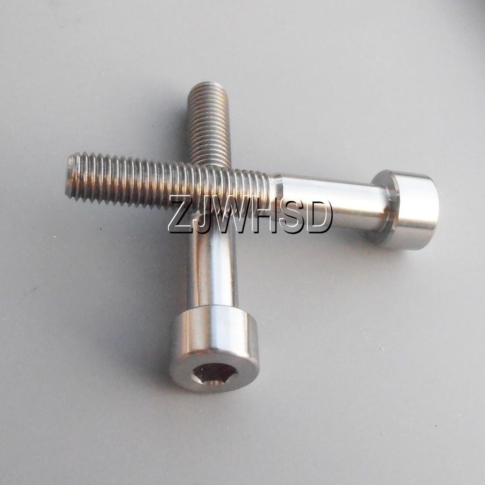 2pcs M7 x 45 Ti Titanium Screw Bolt Allen hex Socket Cap head / Aerospace Grade
