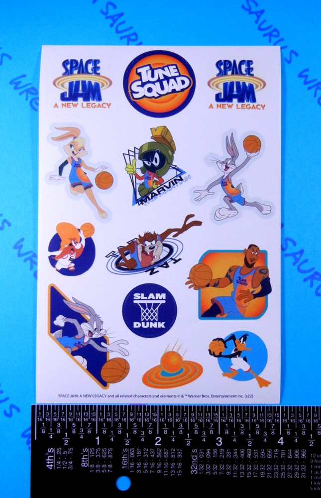 Space Jam Stickers Sheet American Greetings