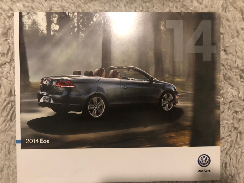 2014 VW EOS 24-page Original Sales Brochure