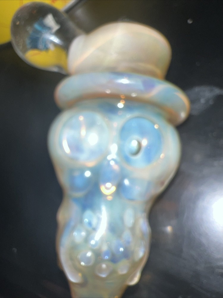 Travis Wigger Snodgrass Apprentice Top Hat Fumed 14mm Slide With Custom Mille