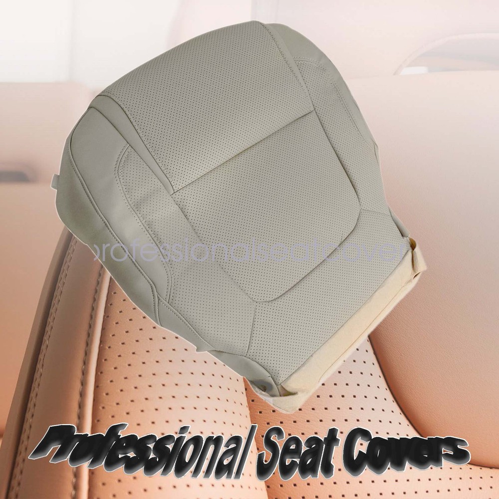 2011 2012 2013 Fit For Ford Explorer Driver Bottom Leather Seat Cover Light Gray