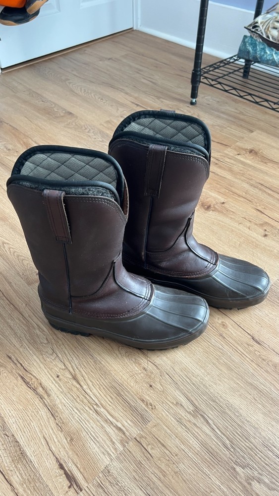 Schnee's Hunter Brown Pull-On Cold Weather Boots Size 11