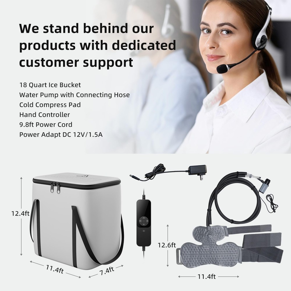 Ice Machine for Shoulder After Surgery, Shoulder Ice Pack Machine with Progra...
