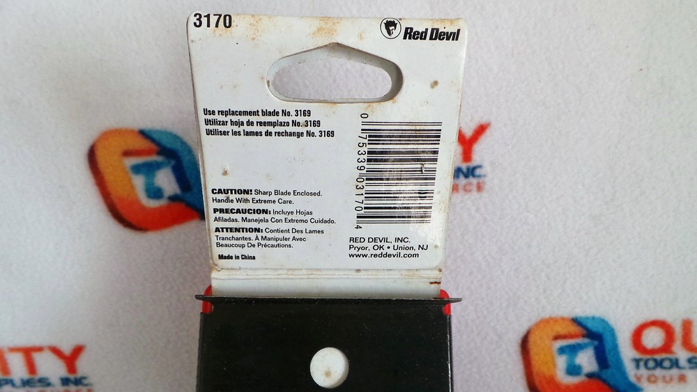 New Red Devil 3170 3" Four-Edge Heavy Duty Scraper