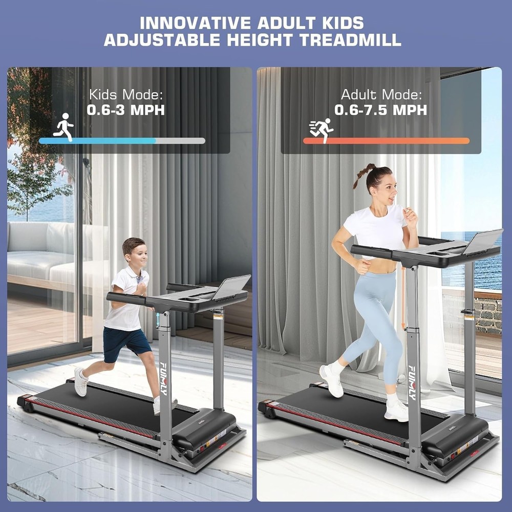 🏃‍➡ Unique Adjustable Height Design Treadmill Machine for Home Excercise🏃‍➡