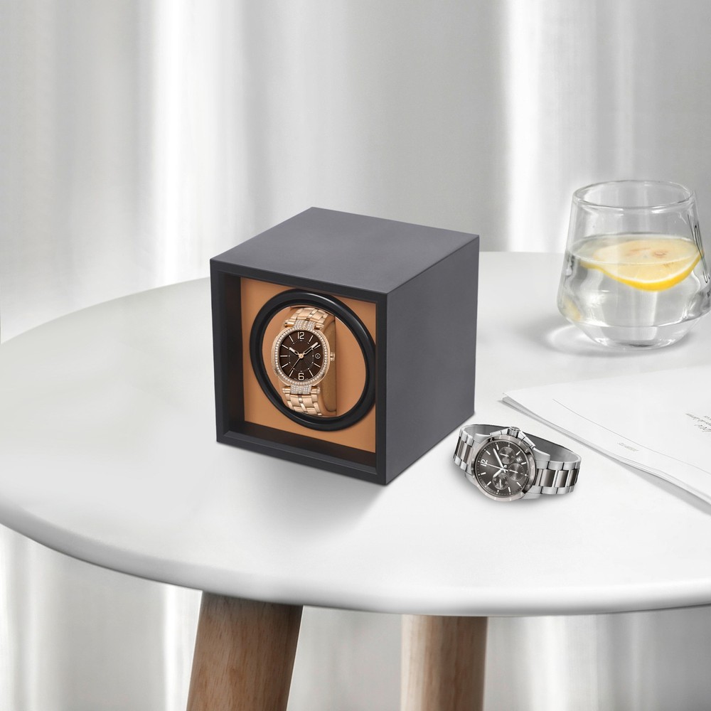 Automatic Watch Display Box Automatic Single Watch Winder Luxury Storage Case