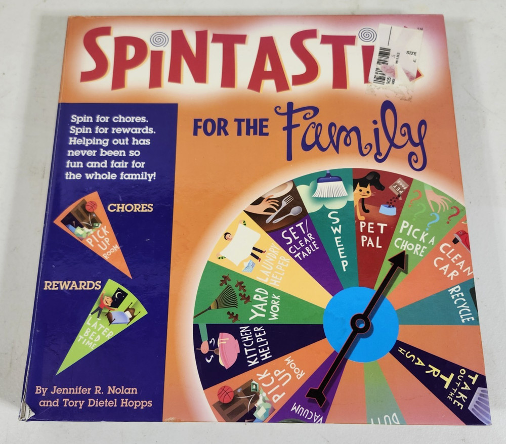 Spintastik Chore Chart Game for Kids Daily Routine Visual Schedule Checklist